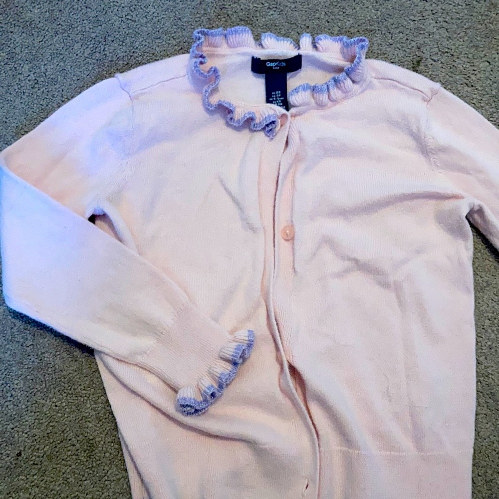 Pink Gap cardigan